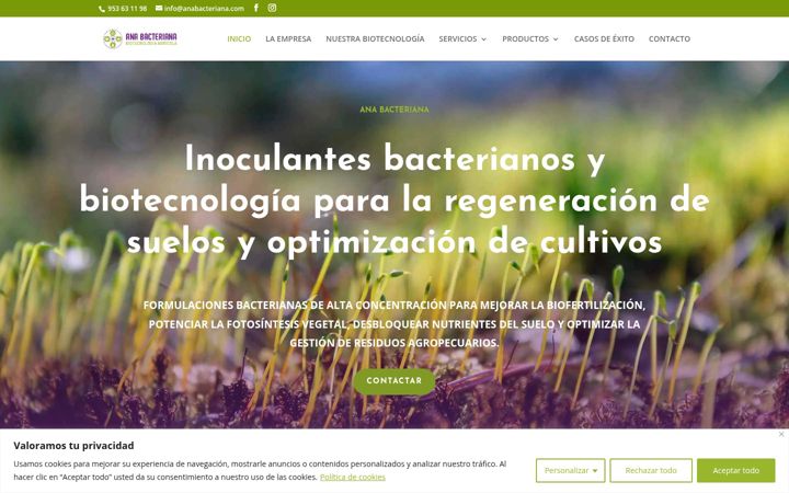 Screenshot of anabacteriana.com