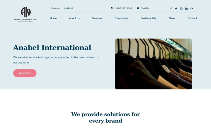 Screenshot of anabel-knitwear.com
