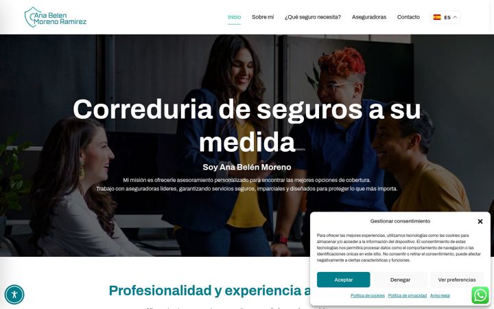 Screenshot of anabelenmorenoramirez.com