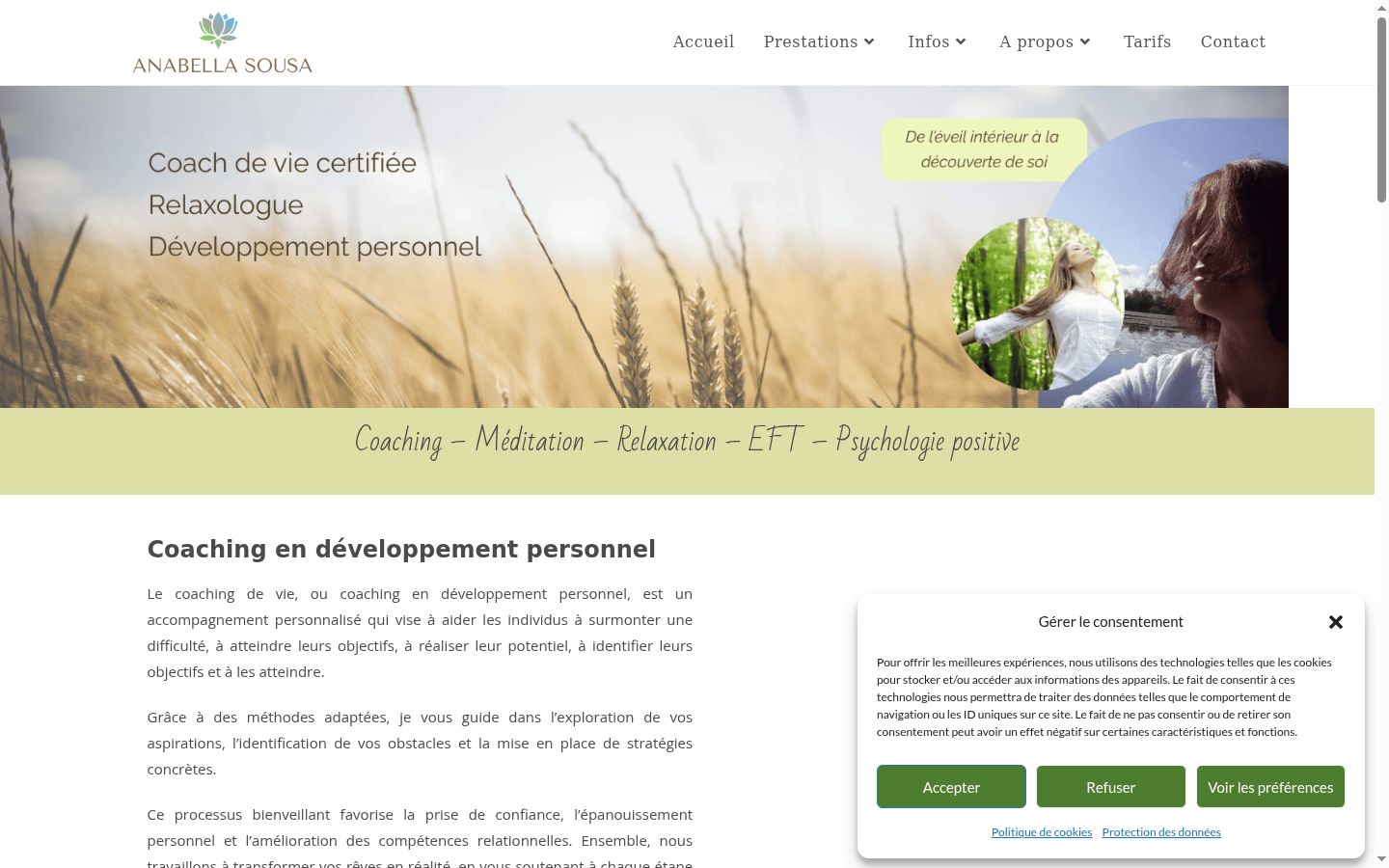 Captură de ecran a bannerului de consimțământ afișat înainte de orice interacțiune