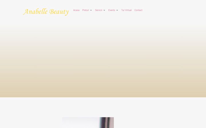 Screenshot of anabelle-beauty.ro