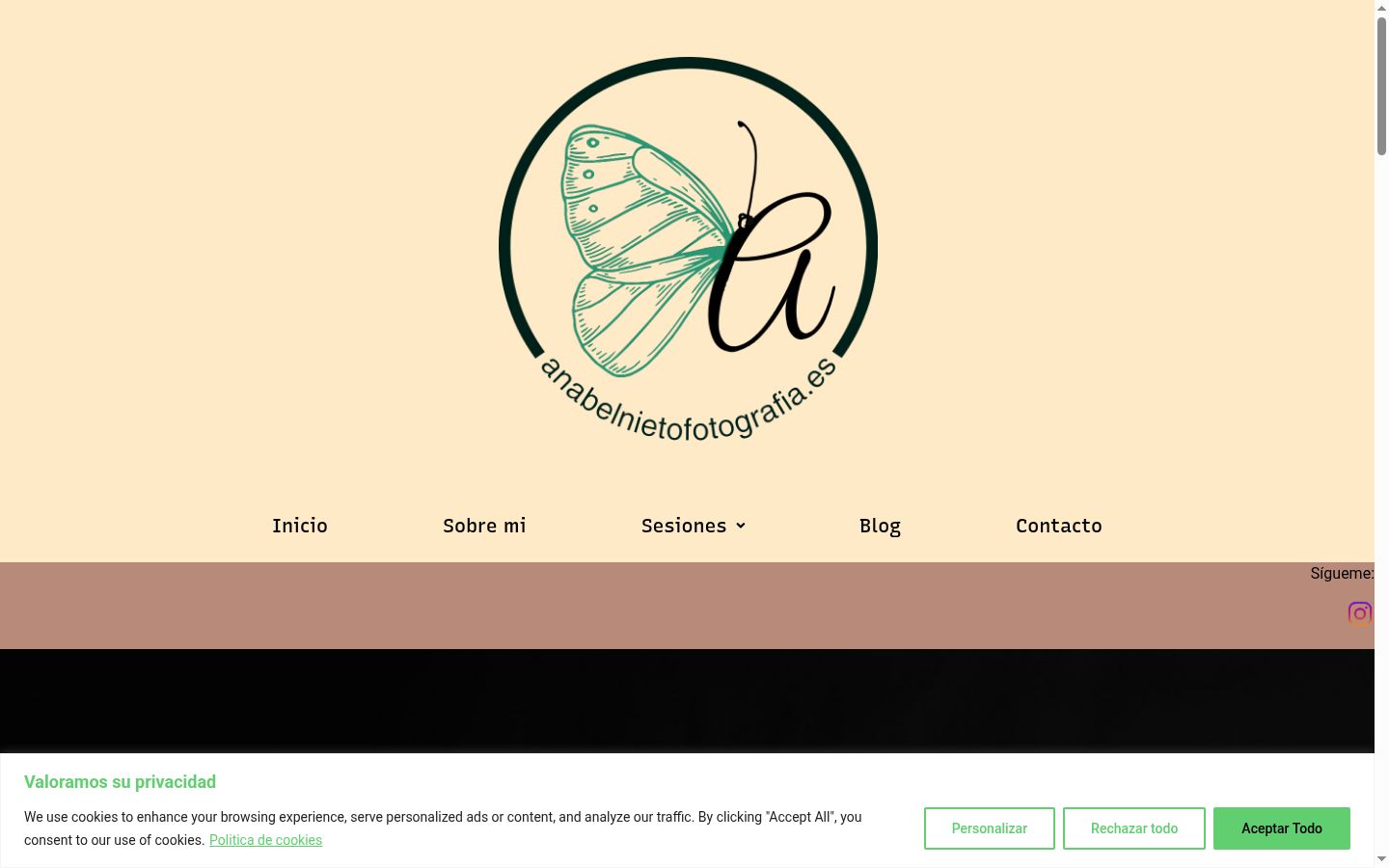 Screenshot tal-banner tal-kunsens muri qabel kwalunkwe interazzjoni