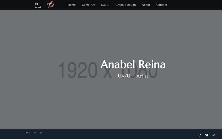 Screenshot of anabelreina.net