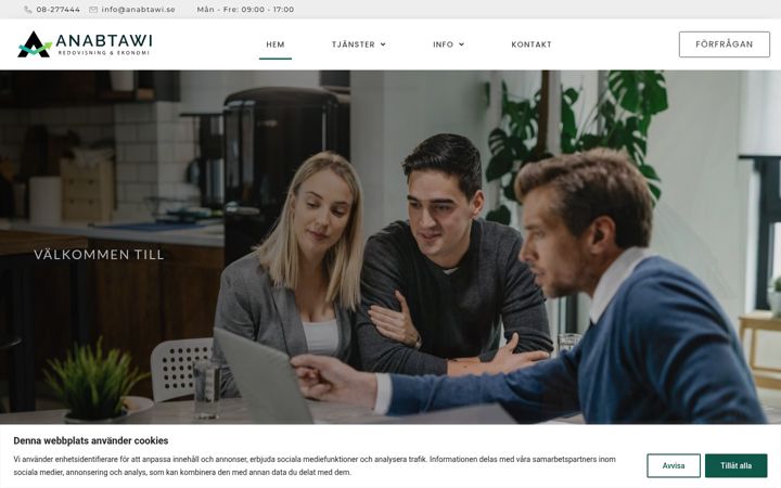 Screenshot of anabtawi.se