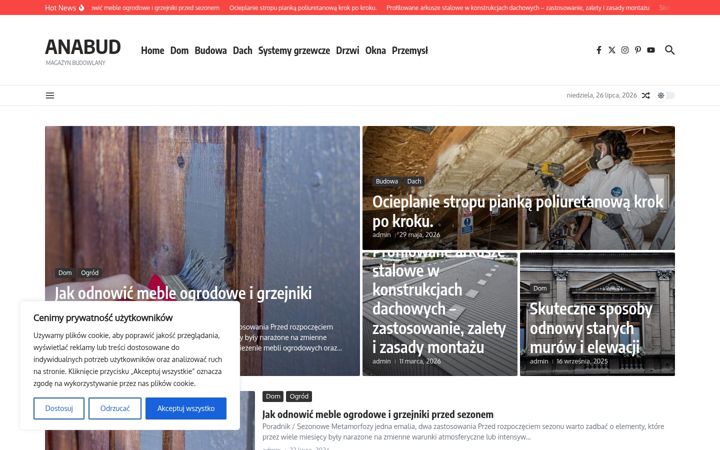 Screenshot ta' anabud.pl