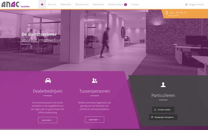 Screenshot of anac.nl