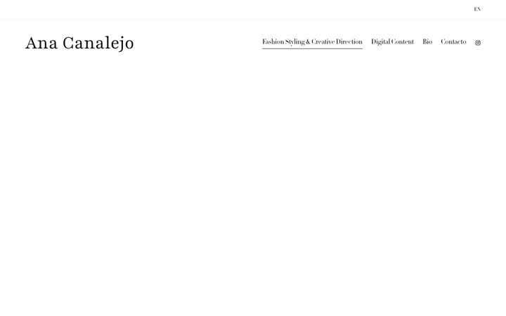 Screenshot of anacanalejo.com