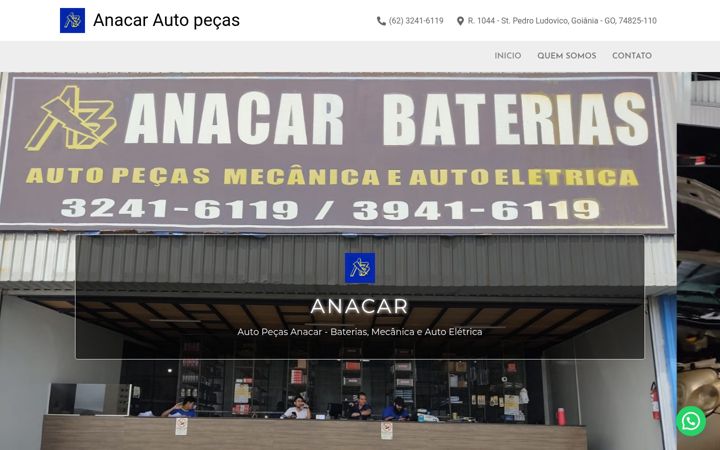 Screenshot of anacar.com.br
