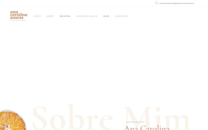 Screenshot di anacarolinasoares.pt