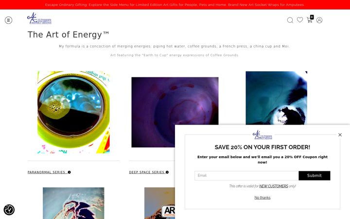 Screenshot of anachristysabstractgrounds.com