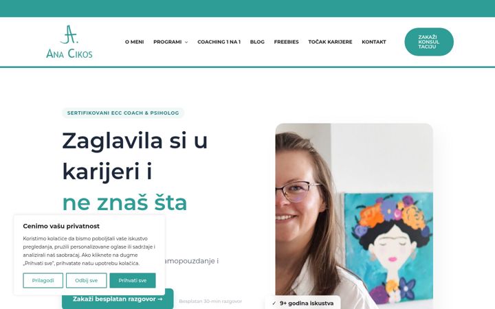 Screenshot of anacikos.com