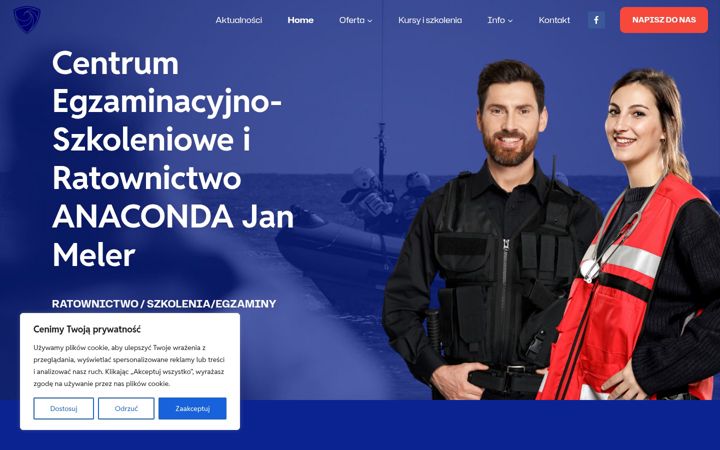 Screenshot of anaconda24.pl