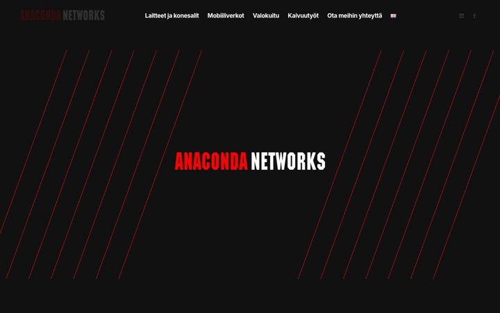 Screenshot di anacondanetworks.fi