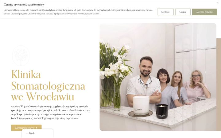 Screenshot ta' anadentwojtyla.pl