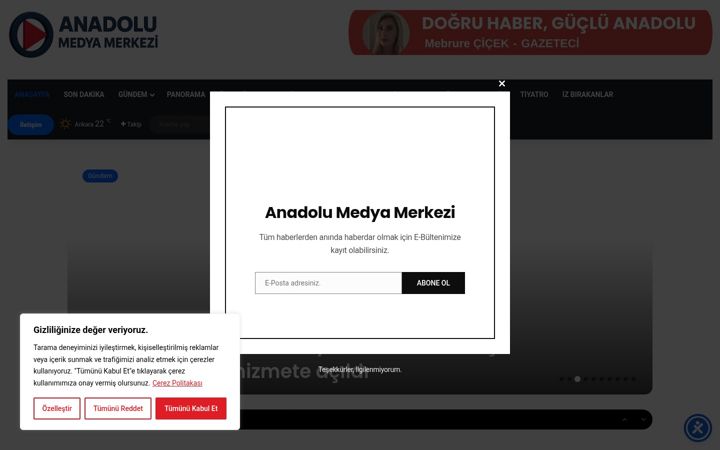 Screenshot of anadolumedyamerkezi.com