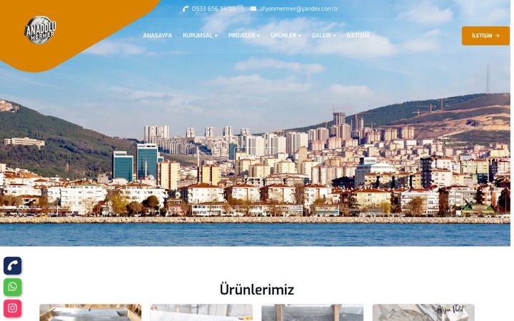 Screenshot of anadolumermerci.com