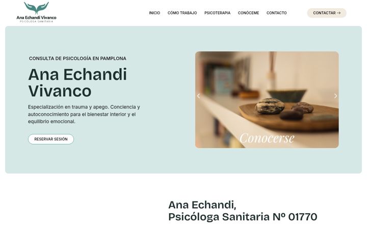 Screenshot of anaechandipsicologa.es