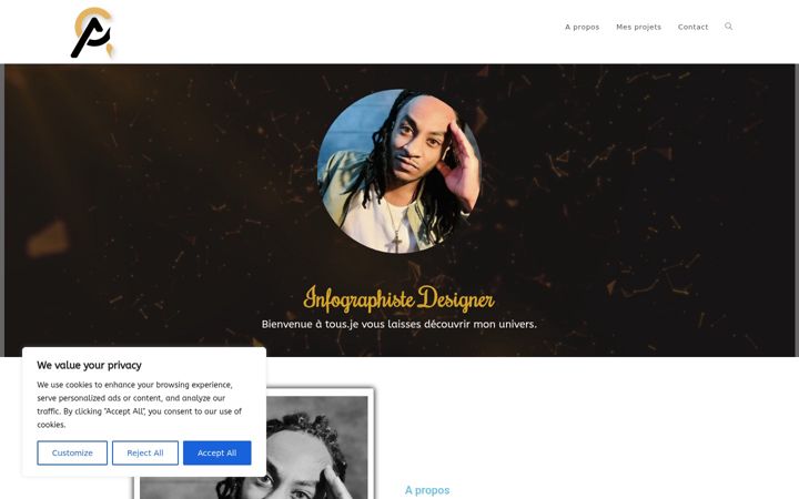 Screenshot of anaelportfolio.fr