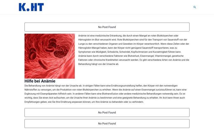 Screenshot of anaemien.com