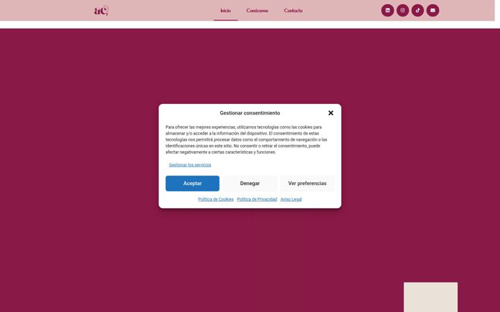 Screenshot of anaescarate.com