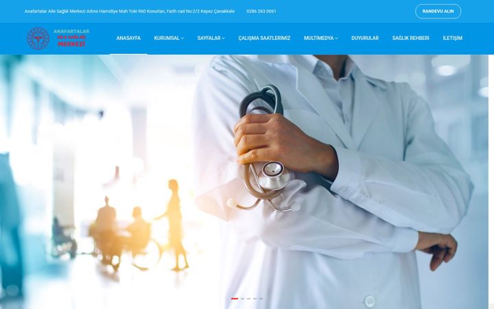 Screenshot of anafartalarasm.gov.tr