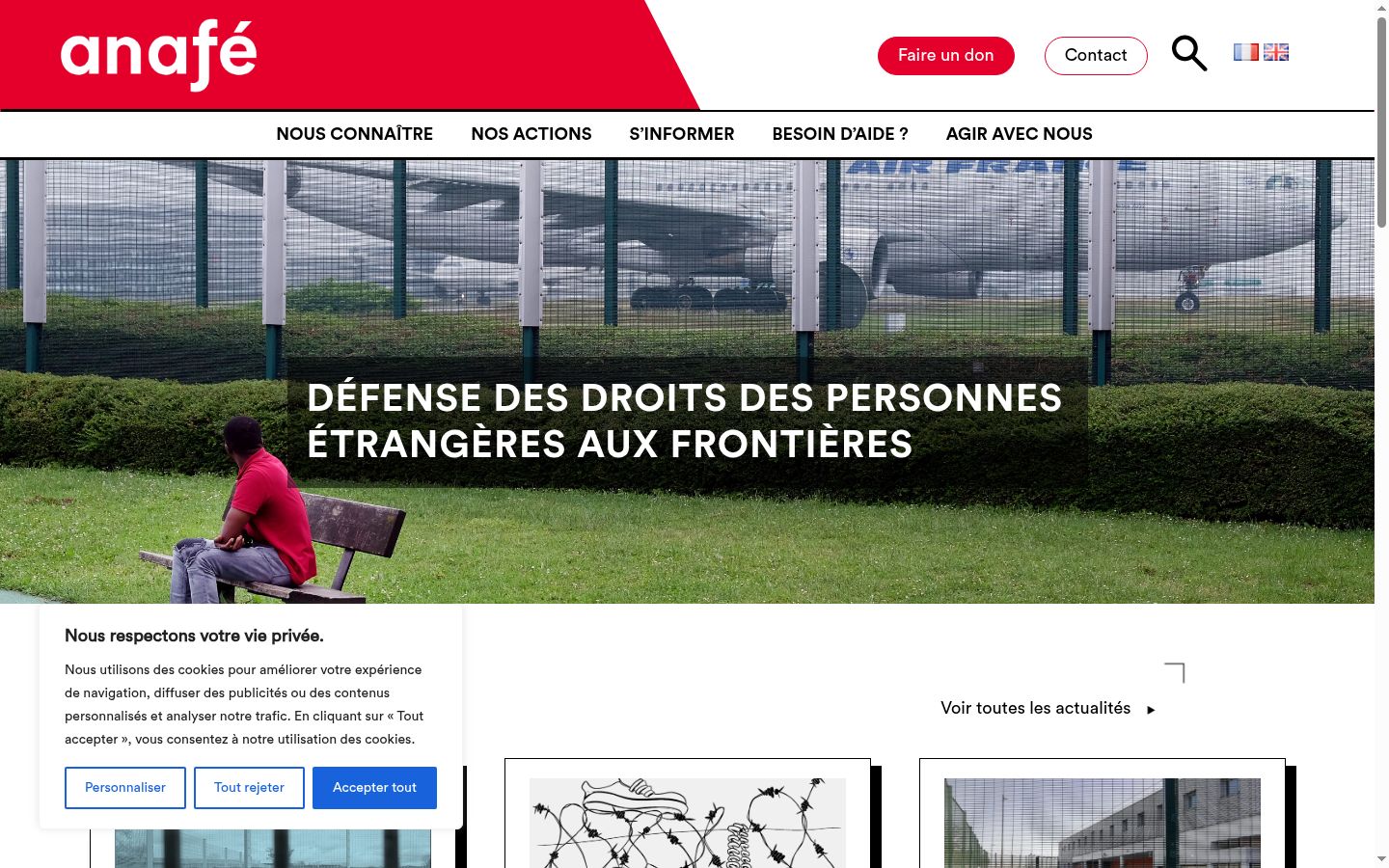 Sutikimo reklamjuostės, rodytos prieš bet kokią sąveiką, ekrano kopija