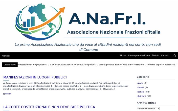 Screenshot of anafri.it