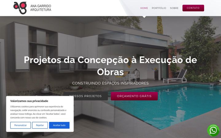 Screenshot του anagarrido.com.br