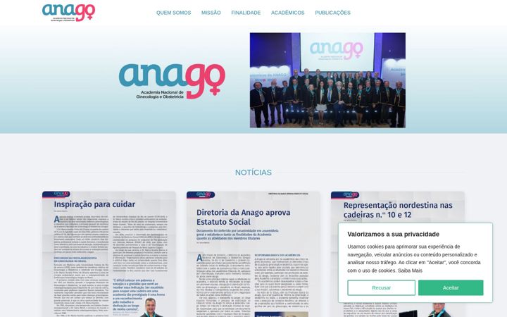 Screenshot του anago.org.br