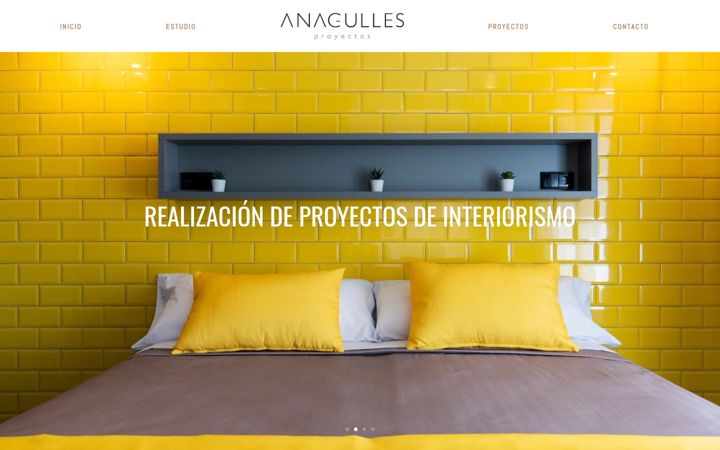 Screenshot of anagullesproyectos.com