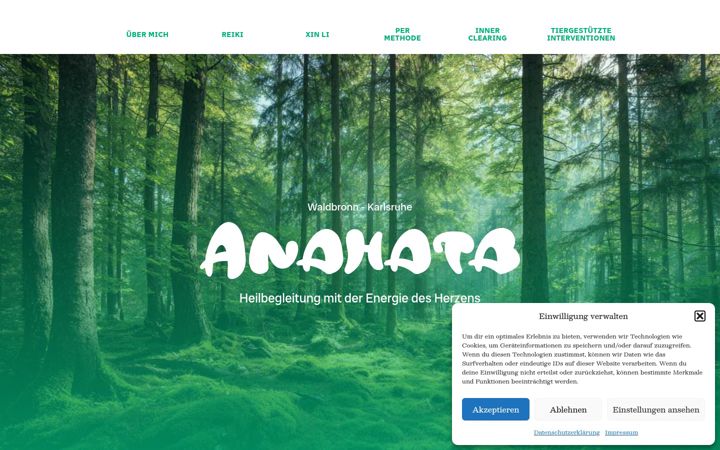 Screenshot of anahata-heilbegleitung.de