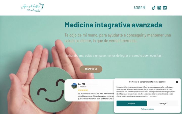 Screenshot of anahealthcoach.es