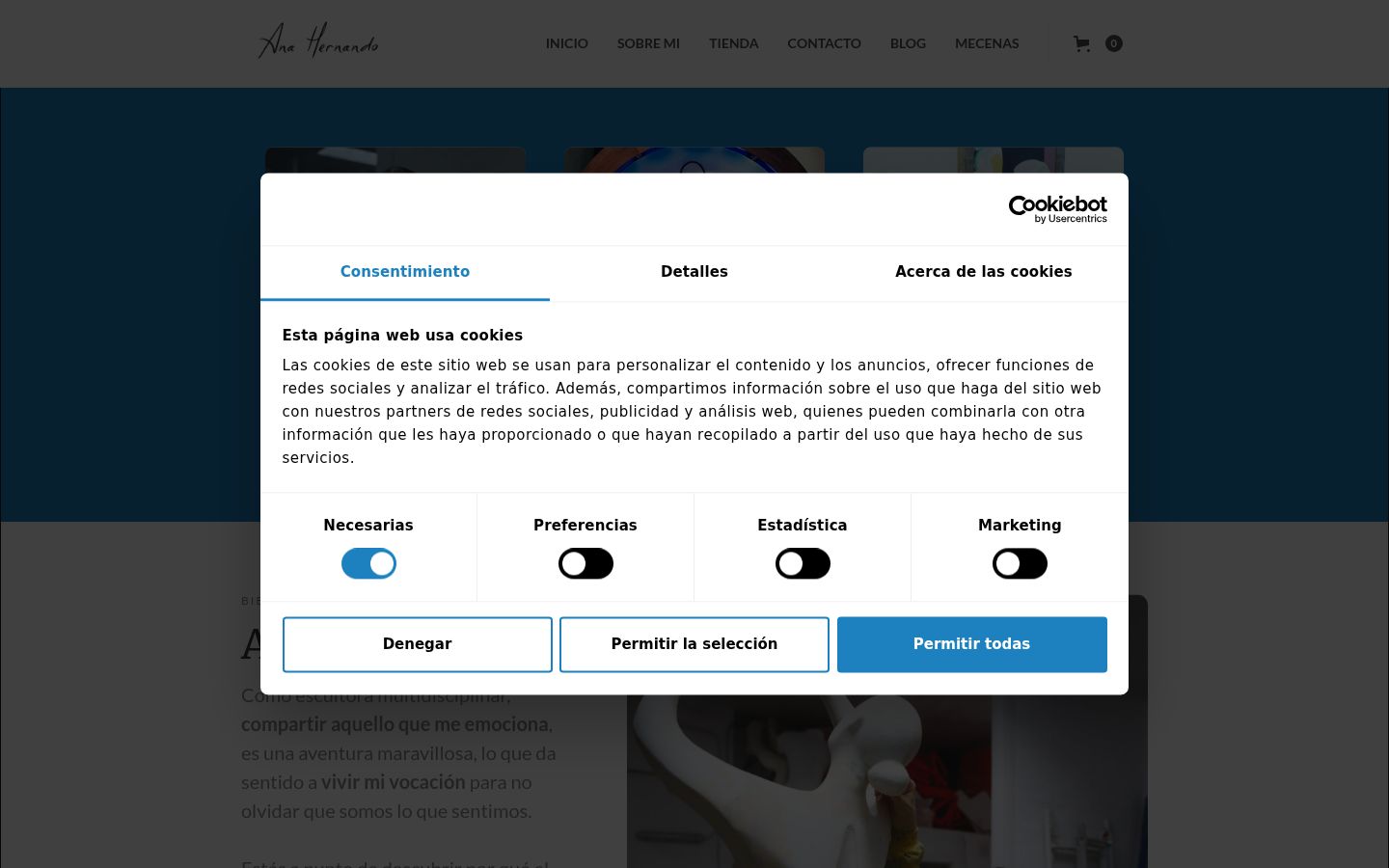 Sutikimo reklamjuostės, rodytos prieš bet kokią sąveiką, ekrano kopija