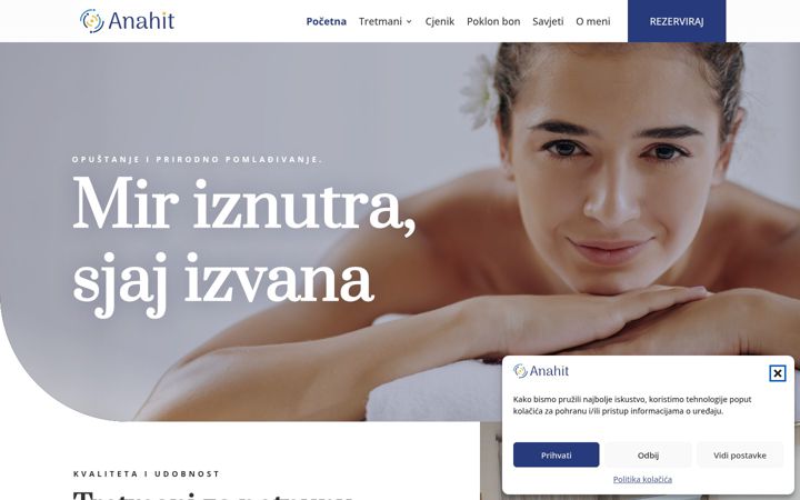 Screenshot of anahit.hr