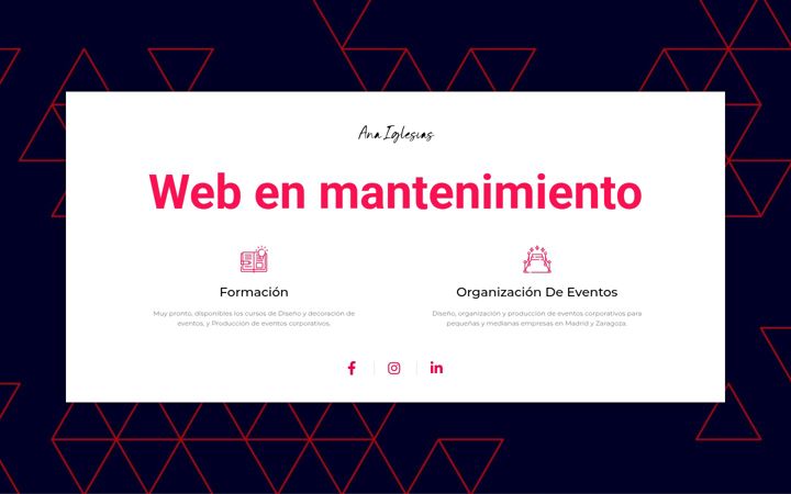 Screenshot of anaiglesias.events