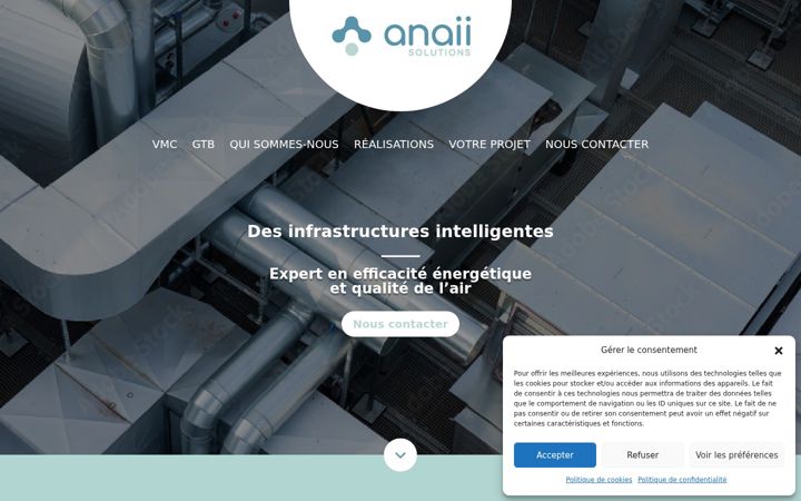 Screenshot di anaii-solutions.fr