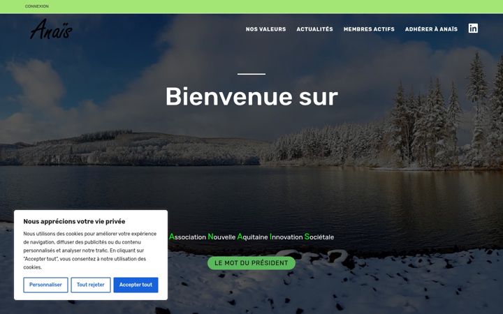 Screenshot of anais-assoc.fr