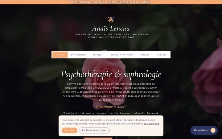 Screenshot of anais-leneau.com