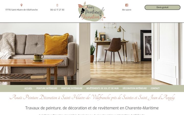 Screenshot of anais-peinture-decoration.fr