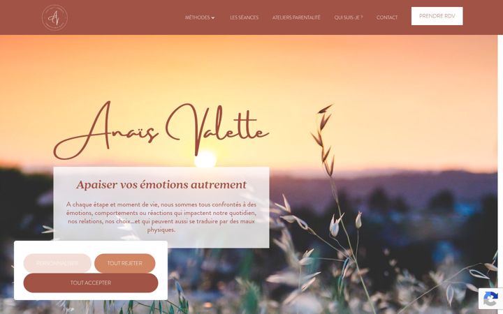 Screenshot of anais-therapeute.com