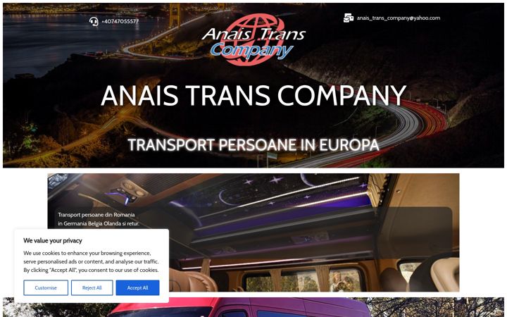 Zrzut ekranu anais-trans.ro
