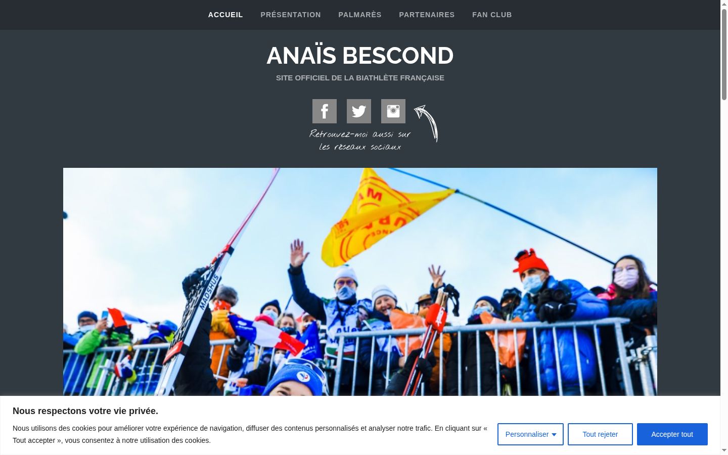 Screenshot tal-banner tal-kunsens muri qabel kwalunkwe interazzjoni