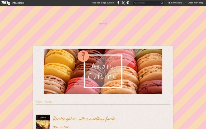 Screenshot of anaiscuisine.fr