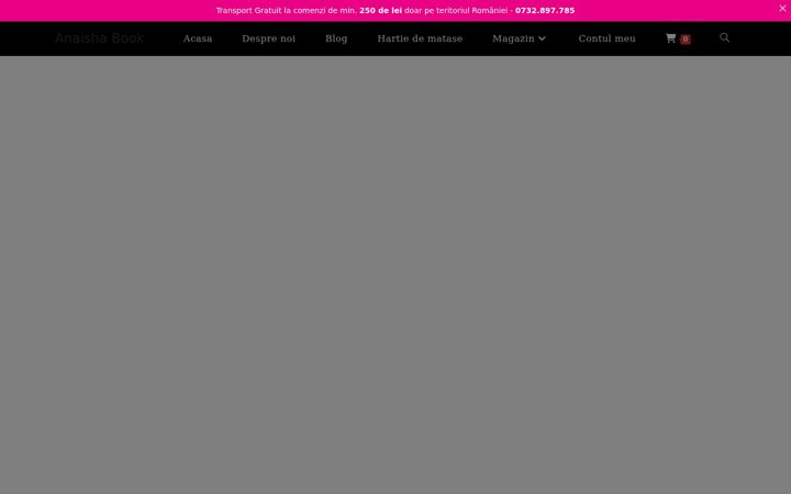 Screenshot of anaishabook.ro