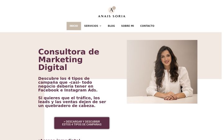Screenshot of anaissoria.com