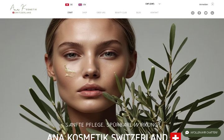 Ekrano kopija anakosmetik.ch