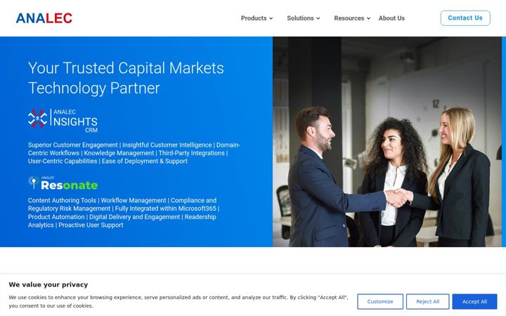 Screenshot of analec.com