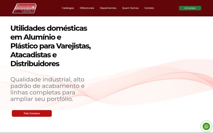 Skjermbilde av analeni.com.br