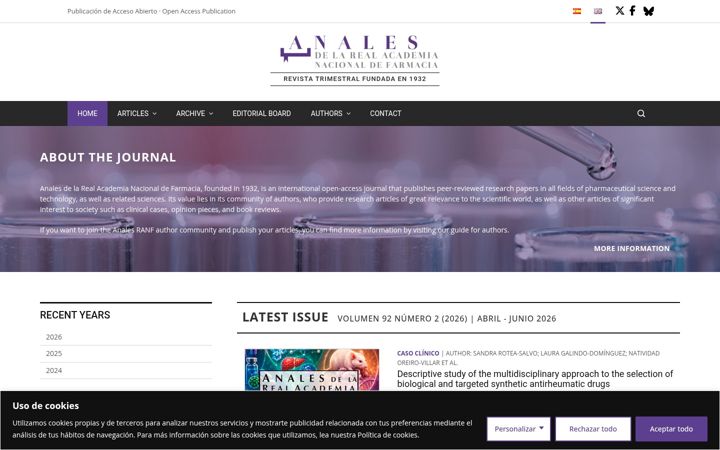 Screenshot of analesranf.com