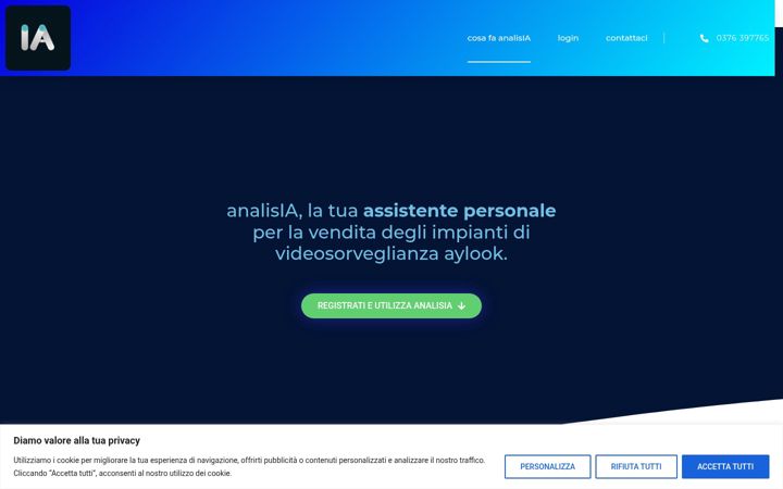 Screenshot of analisia.it